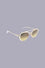 Slim metal aviator sunglasses