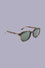 Runde Sonnenbrille aus Acetat mit Logo