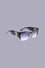 Semi-rimless sunglasses with detail
