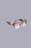 Occhiali da sole semi-rimless con dettaglio