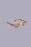 Cat-eye sunglasses in metal and acetate