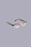 Cat-eye sunglasses in metal and acetate