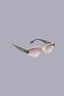 Occhiali da sole cat-eye in metallo e acetato 1