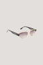 Occhiali da sole cat-eye in metallo e acetato 1