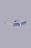 Cat-eye metal sunglasses