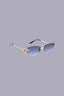 Occhiali da sole cat-eye in metallo 1