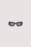 Square sunglasses with logo