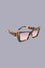 Square-shaped acetate sunglasses