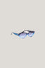 Occhiali da sole squadrati con logo 1