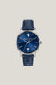 Orologio in acciaio e pelle 1