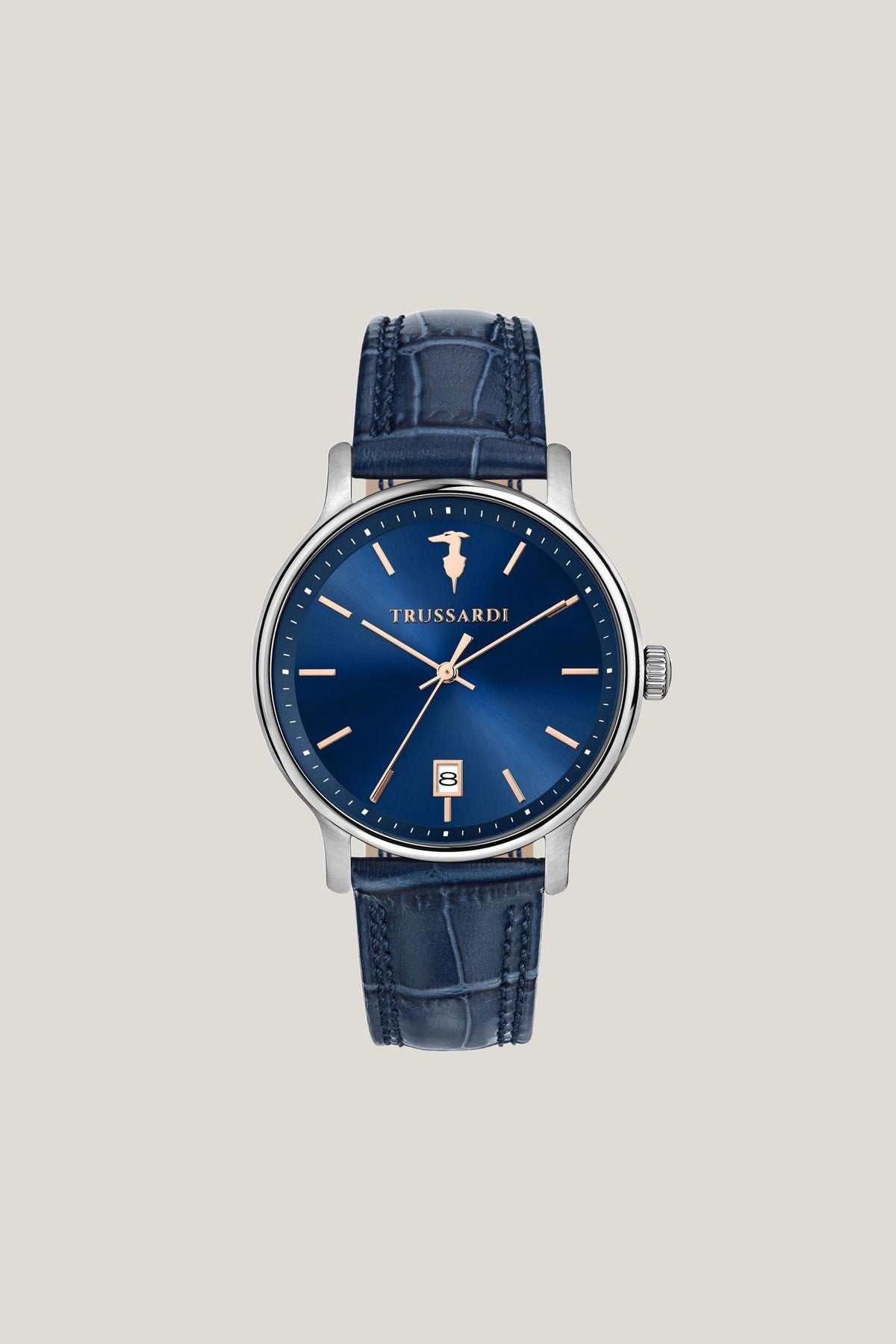 Orologio in acciaio e pelle 1|c2d520a61f44230ff6e4d4a3784a1ad898830ff4e72d613ed5ff51acde1434c1