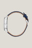 Orologio in acciaio e pelle 2