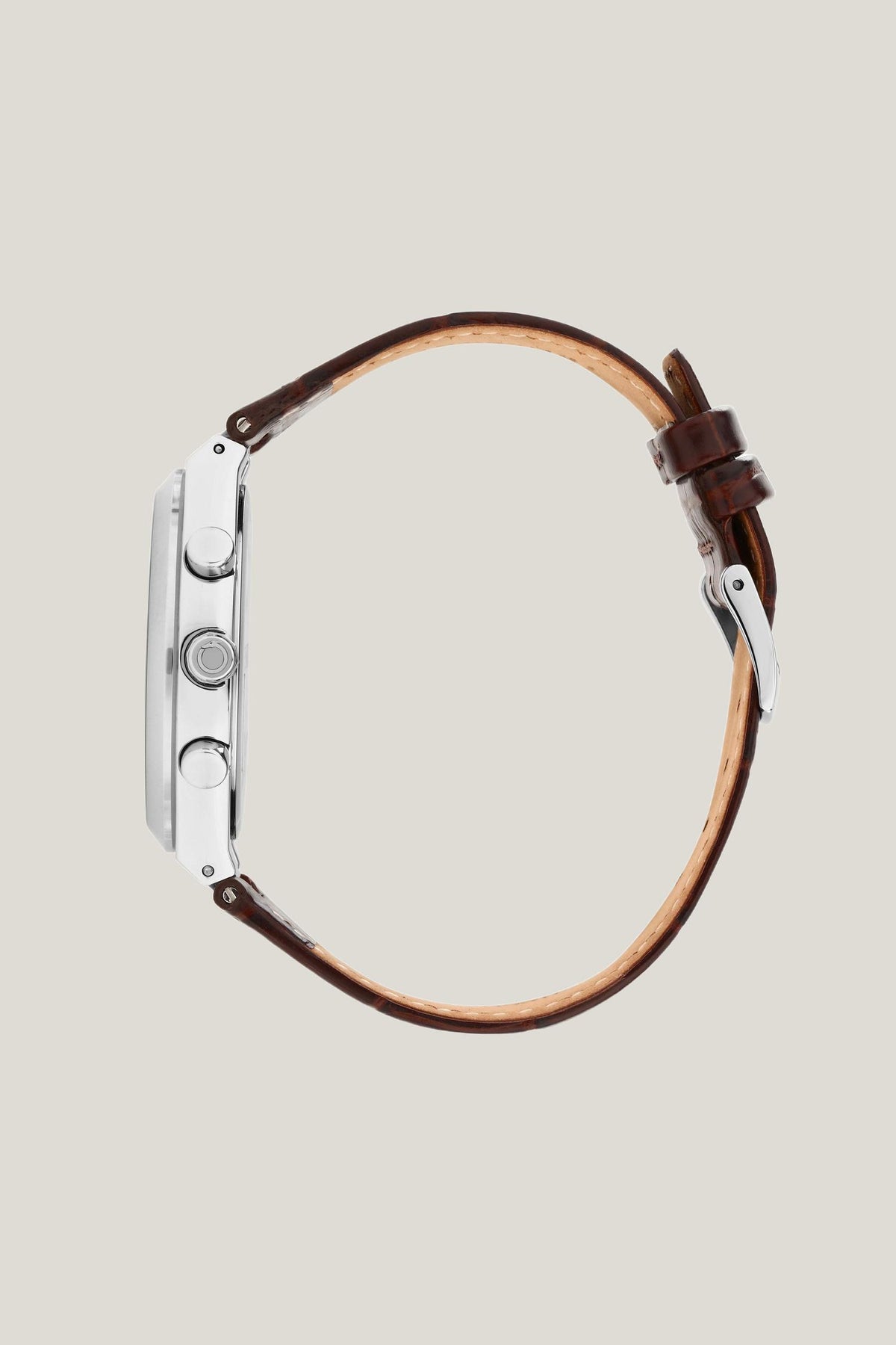 Orologio in acciaio e pelle 2|bbbd0b975b9ac6f481b31f6c5d67802a38600fa9965e7d9fef03be5da2b9582e