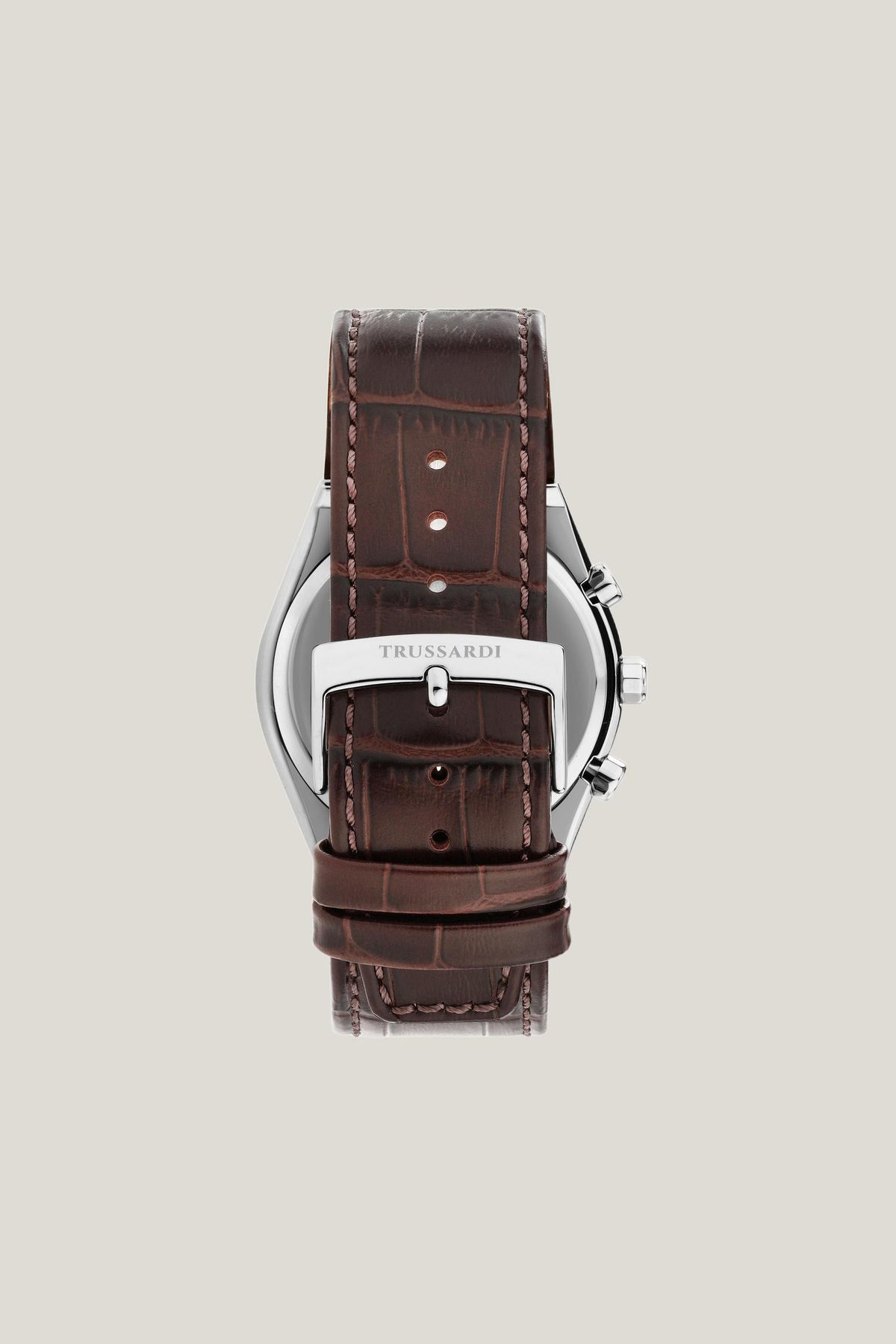 Orologio in acciaio e pelle 3|ed5614c52d3fa04e4d32d68405f0af4490abfb0aeccb72d6f02040be43c3081b