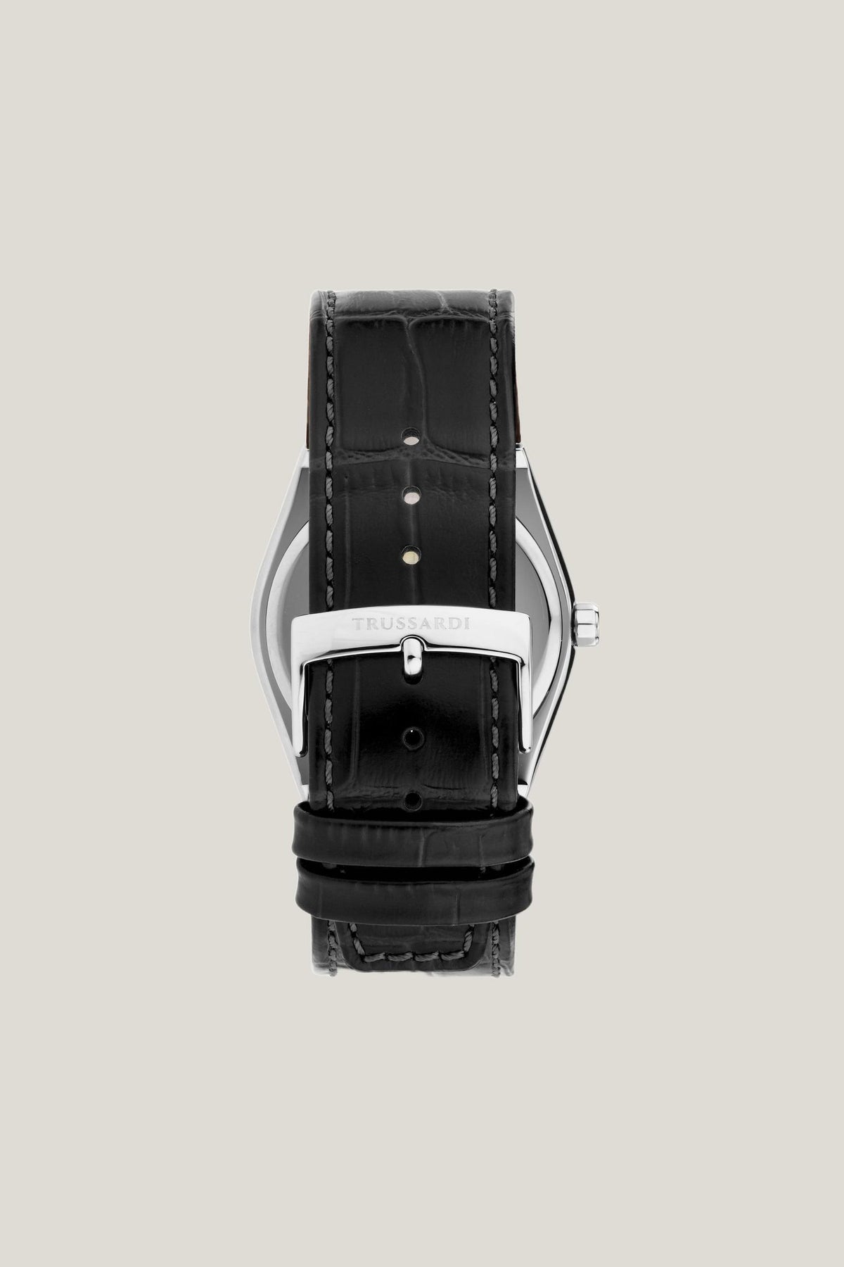 Orologio in acciaio e pelle 3|11cec62e9ac2e2913f6075380a052012a21e61755f472a0ba8aa1512fd43cdd6