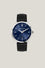 Watch in stainless steel and leather
