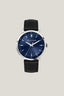 Orologio in acciaio e pelle 1