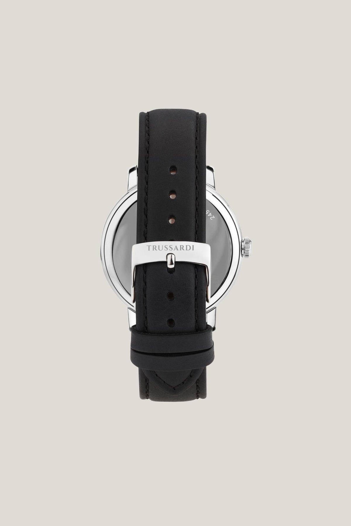Orologio in acciaio e pelle 3|93b2260cdfdc54a2b0e8698777b24af7de5fe0767673b627100bbbffb9b3efe5