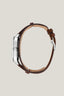 Orologio in acciaio e pelle 2