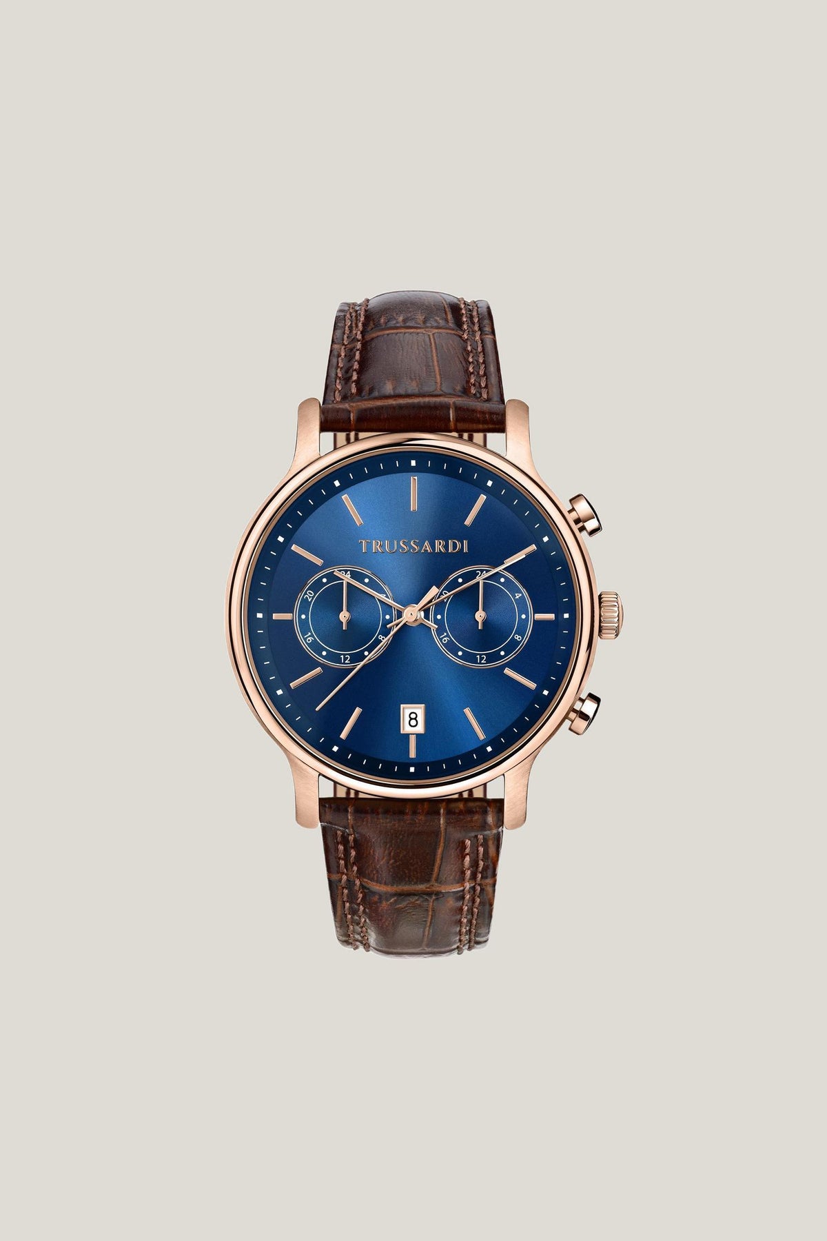 Orologio in acciaio e pelle 1|fd01d5a3844ee7a7d7ebd29b9649562624389bdfb214a589fd0a70afcf6f00d6