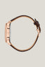 Orologio in acciaio e pelle 2