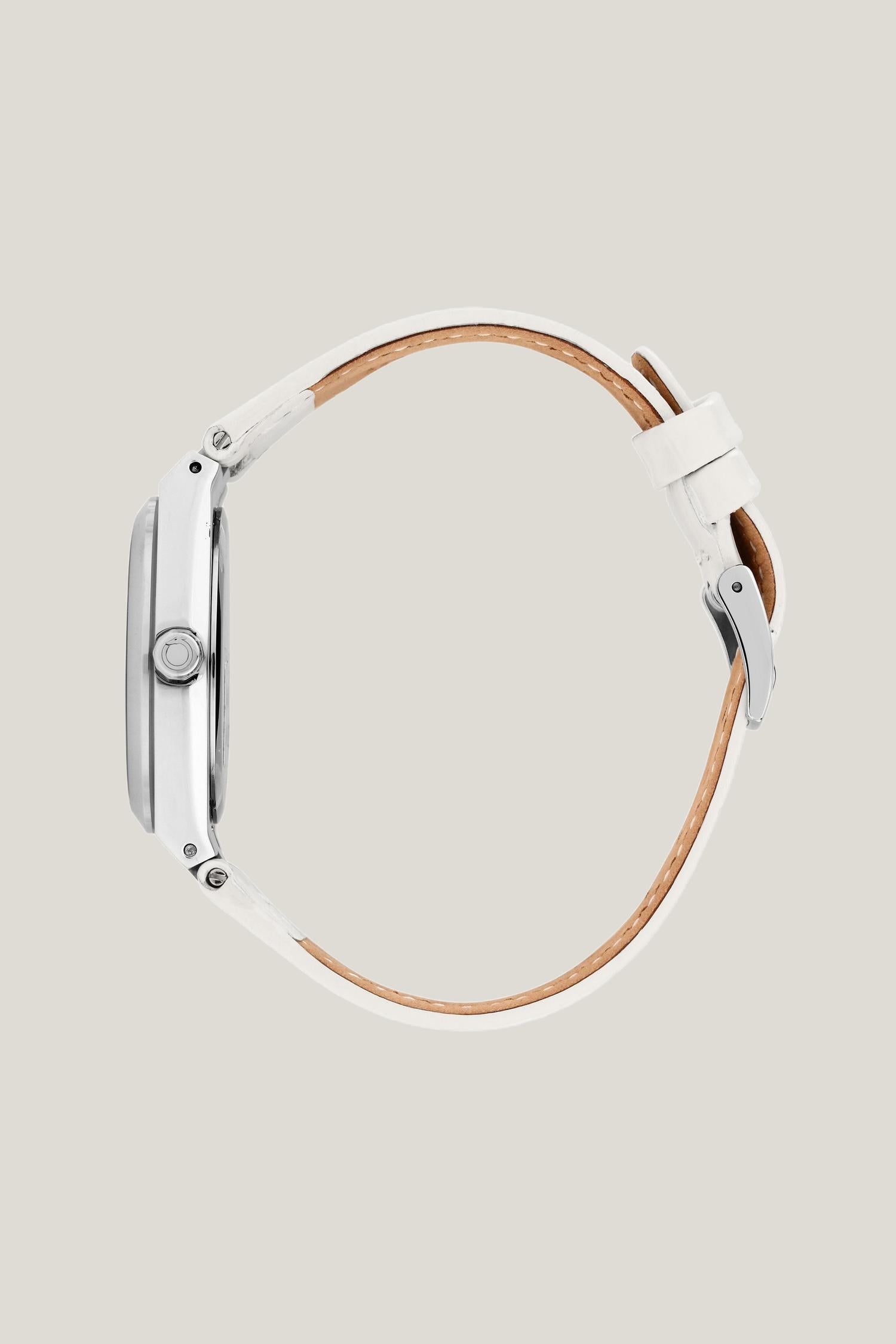 Orologio in acciaio e pelle 2|071df1e232b64c382f97c8c48493849a25c57cb0c66dbaddf87b32743a9fccc7