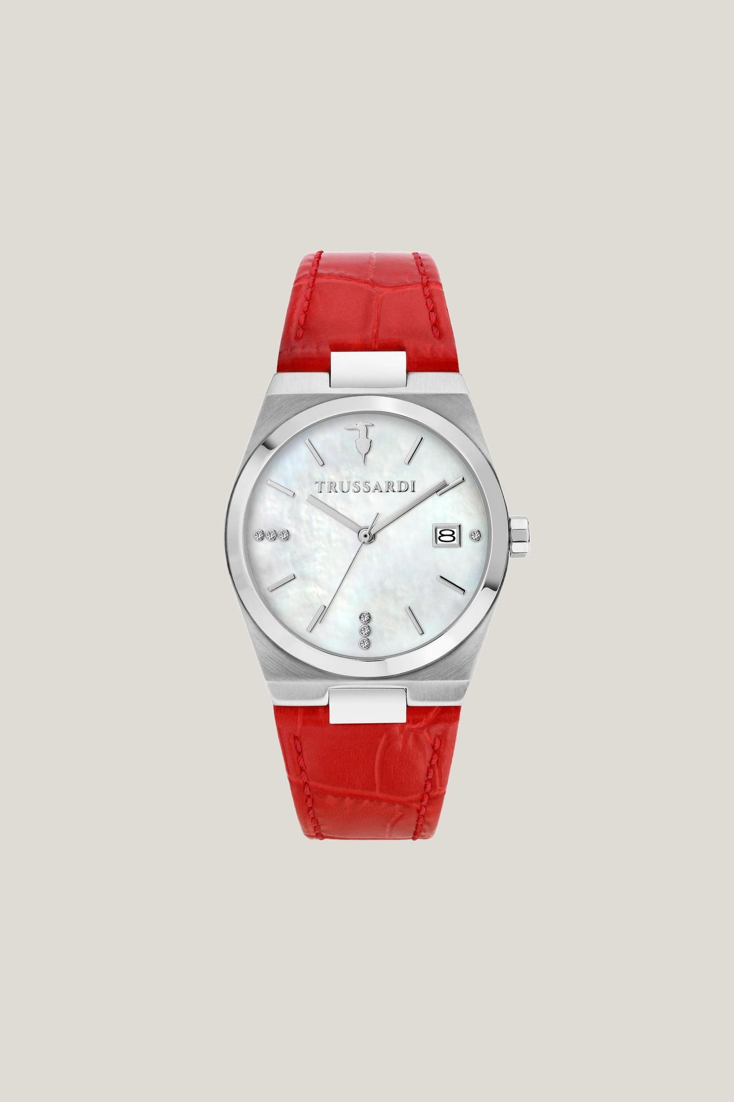 Orologio in acciaio e pelle 1|119dccadc23a7fca6c5c7d00fb596dfd319b760addb92cdc11dbbcd31d471f3d