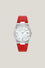 Watch in stainless steel and leather