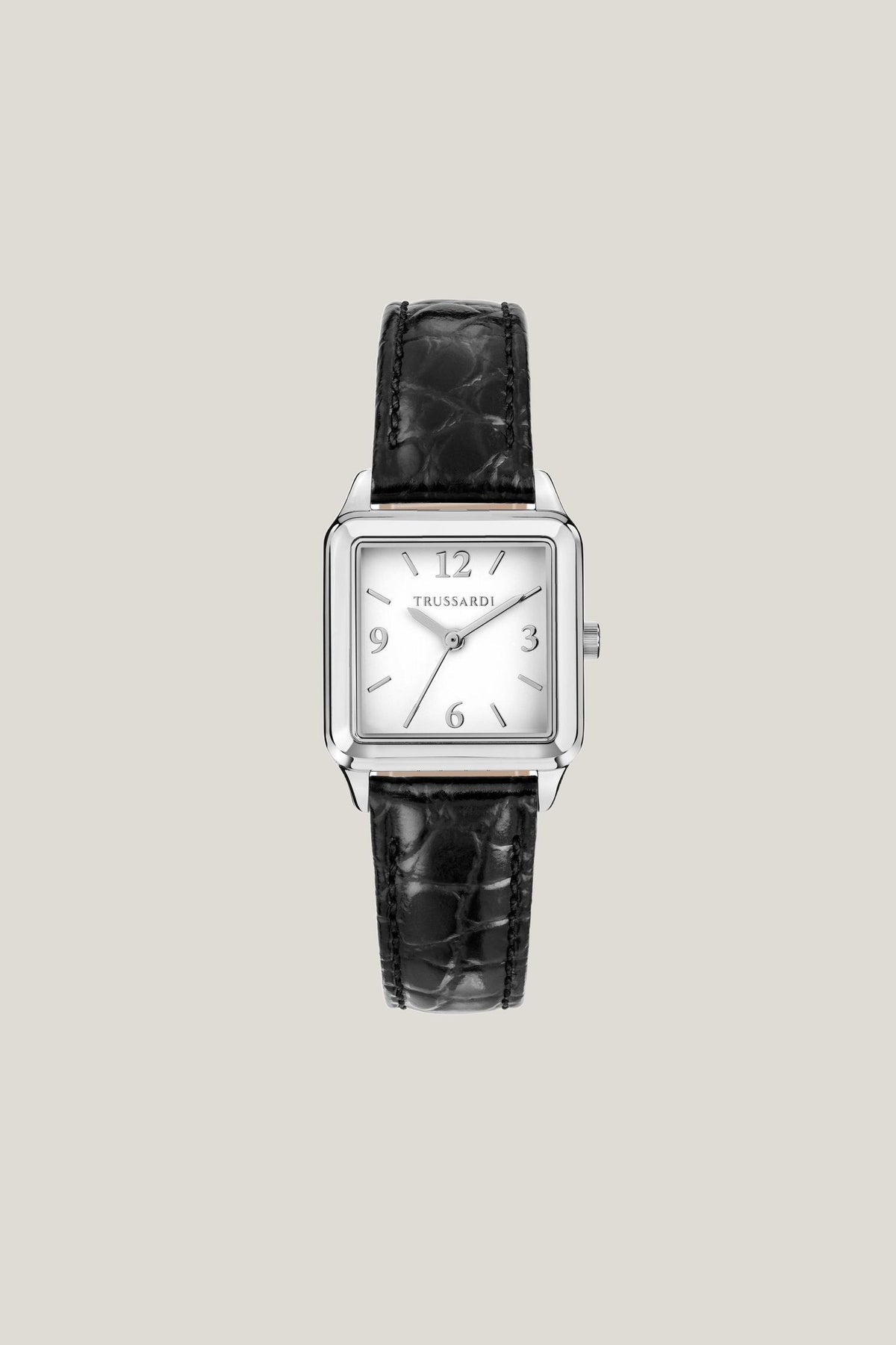 Orologio in acciaio e pelle 1|26e5e5ac018a4322dcef99feb525b878f7fc025de6caaa63f1d1995edfc6f357