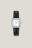 Orologio in acciaio e pelle 1