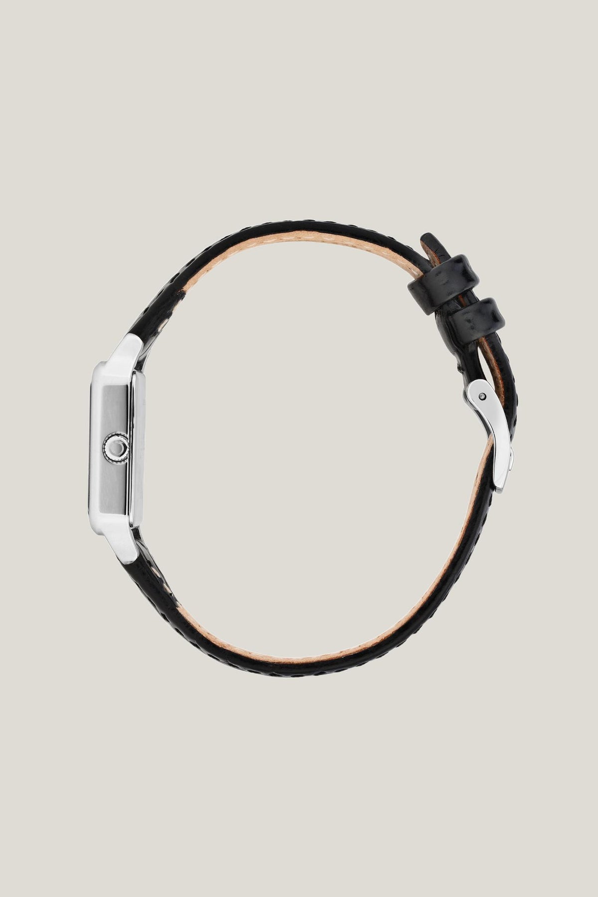 Orologio in acciaio e pelle 2|154be89a430b5d2d60a96225d962b2126adbfb85b9b1879a42ed3df4bc0902af