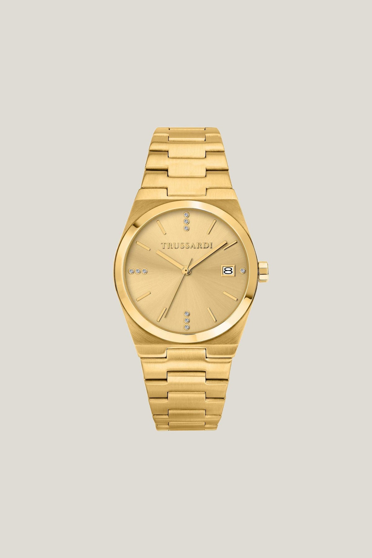 Orologio in acciaio color oro 1|c7237bcd6b1d2b903c86380e6a5dfa0a7b0c362dc2b49562d2c53e91a924c147