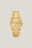 Orologio in acciaio color oro 1