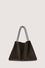 Large Orbita tote bag in printed suede