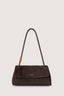 Borsa a tracolla Orbita piccola in suede con stampa 4