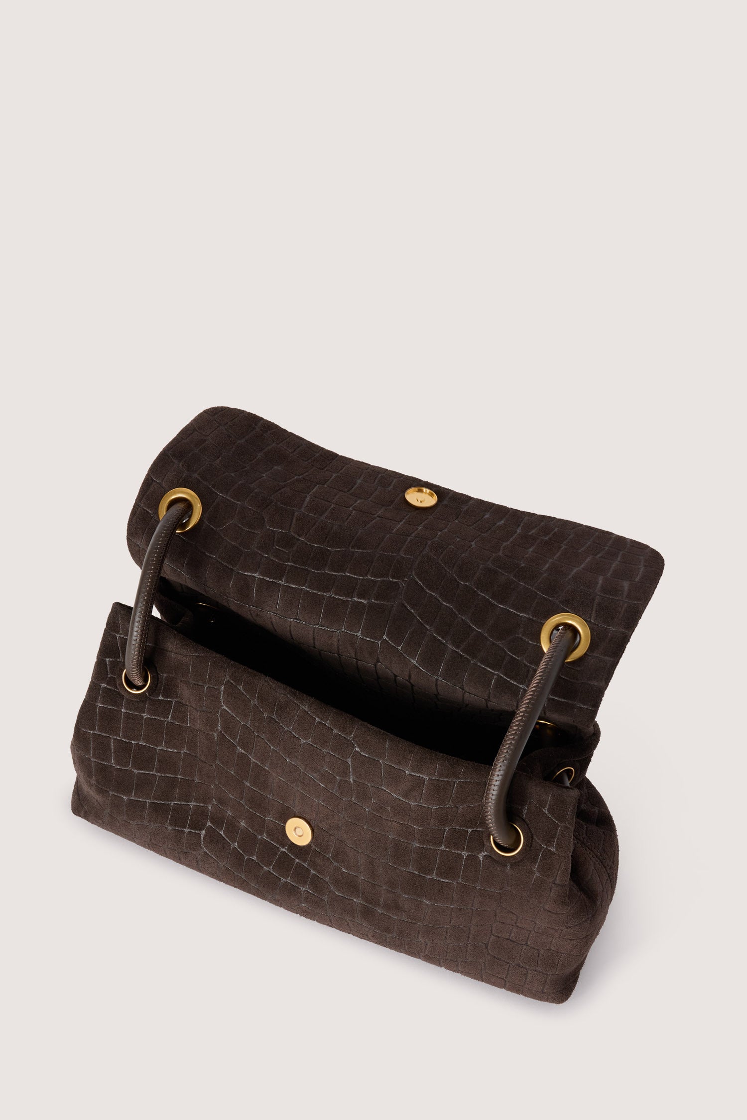 Borsa a tracolla Orbita piccola in suede con stampa 2|e86b5150e5eca87983806cf6e4a1b29b9d76e75226a4044bfd9b63d48d657e35