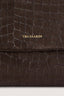 Borsa a tracolla Orbita piccola in suede con stampa 1