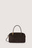 Bauletto Orbita in suede con stampa