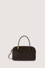 Bauletto Orbita in suede con stampa 1