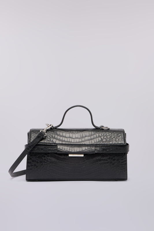 Borsa a mano Attimo small in pelle stampa coccodrillo 1|7ca53101efb774e537e3a8661560e4ad79770d97d8fd6f7db185c5ff3d2ac066