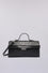 Attimo small top handle bag in crocodile-embossed leather