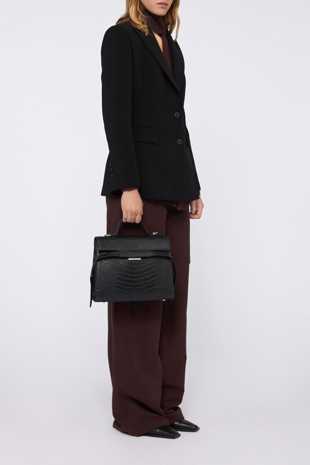 Borsa a mano Attimo media in pelle stampa coccodrillo 4|5e79b52dce8b2bc58c3b2cc5dc1976e82e1d37d62e0b5866f0803e8850de1355