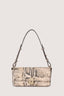 Borsa a spalla Cameo con stampa in pelle pitonata 2