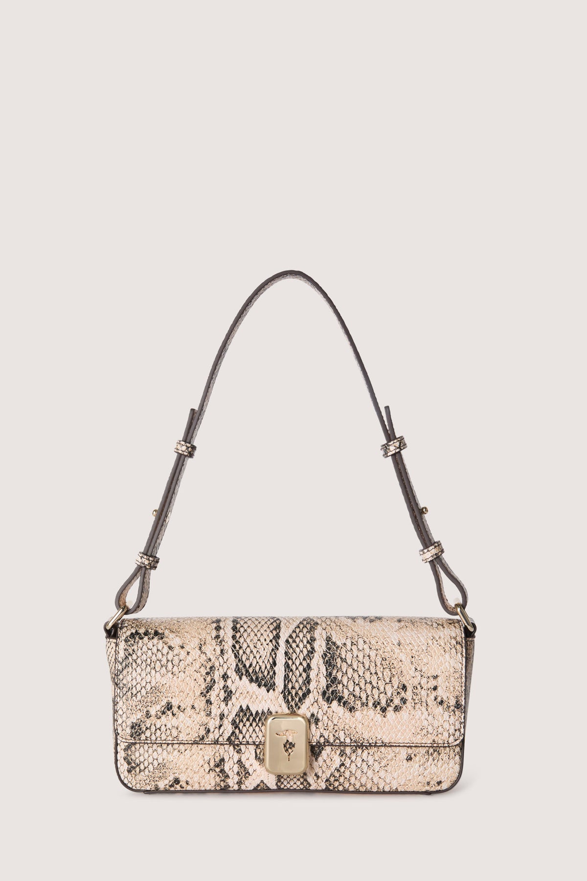 Borsa a spalla Cameo con stampa in pelle pitonata 2|9d2c5bd61dbd8564e41f7828b8d539dae6ef9bb7ea8032c629cfd17f540f29e1
