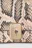 Borsa a spalla Cameo con stampa in pelle pitonata 3