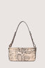 Borsa a spalla Cameo con stampa in pelle pitonata 4