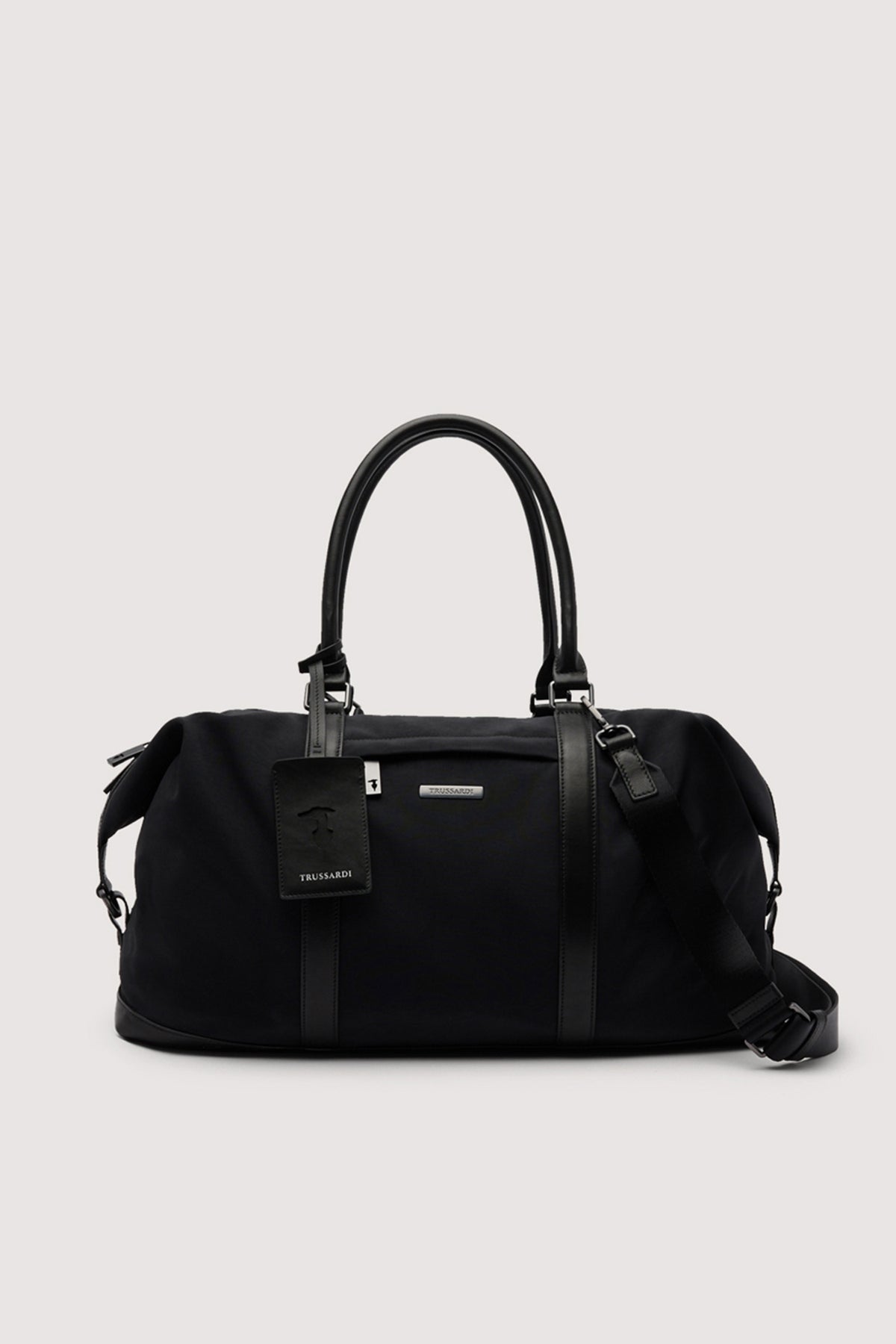 Borsone Travel in nylon e pelle 1|2473ce4ec288f853dc589e642818bcea7a82390eeb62791745852748f0c28648