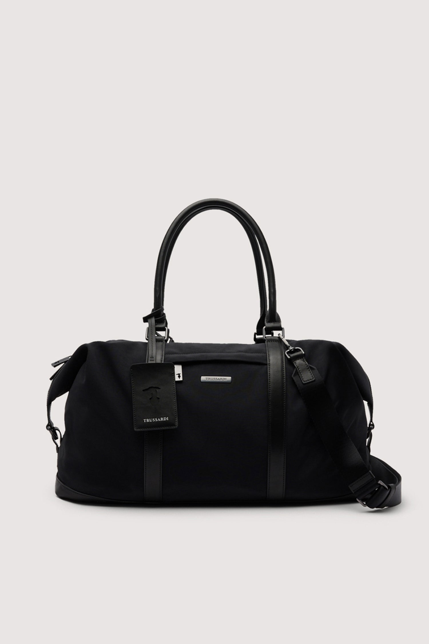 Borsone Travel in nylon e pelle 1|2473ce4ec288f853dc589e642818bcea7a82390eeb62791745852748f0c28648