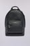 Textured leather office backpack