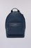 Textured leather office backpack